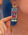 Purvi Dual tone Danglers