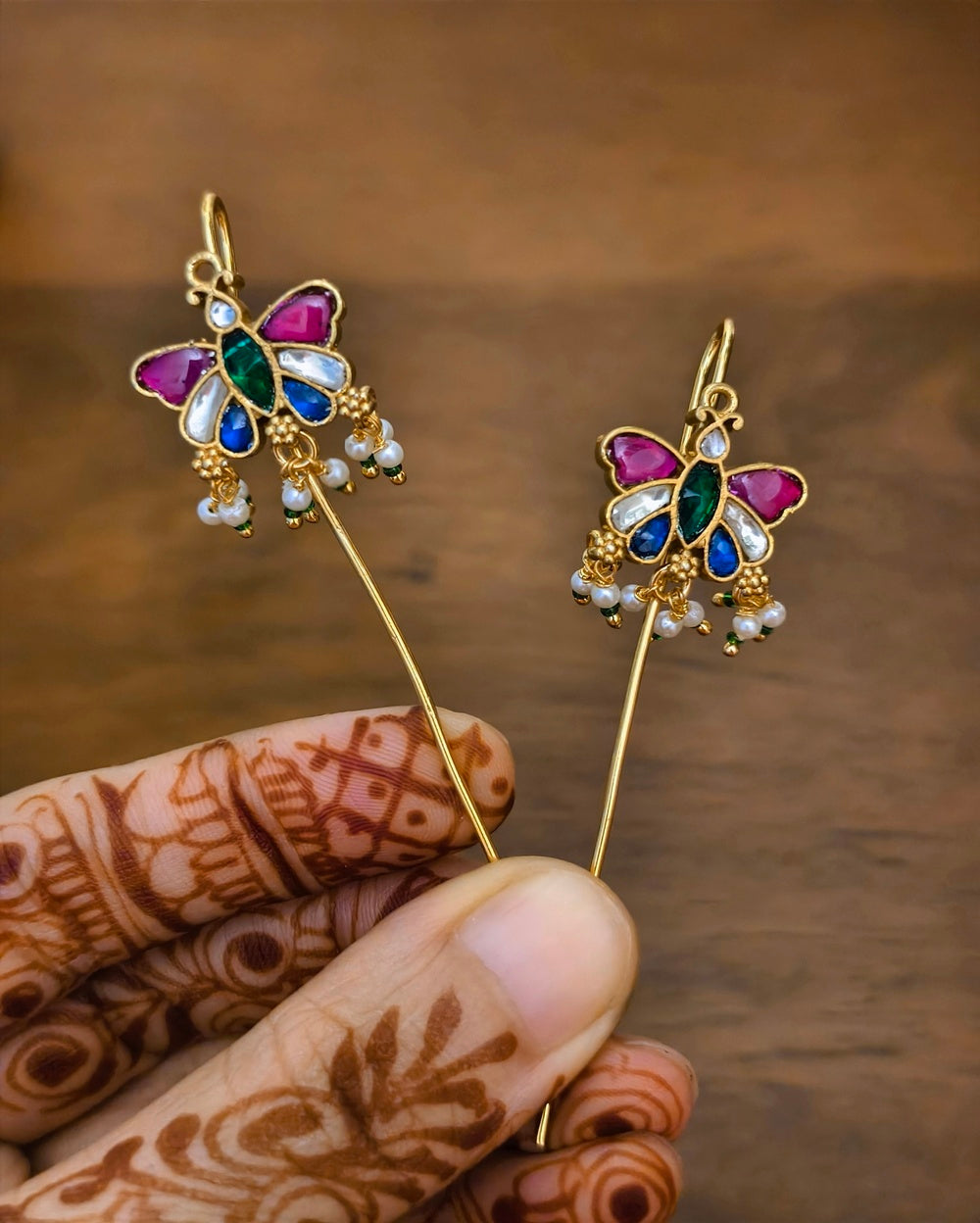 Butterfly Needle Earcuff