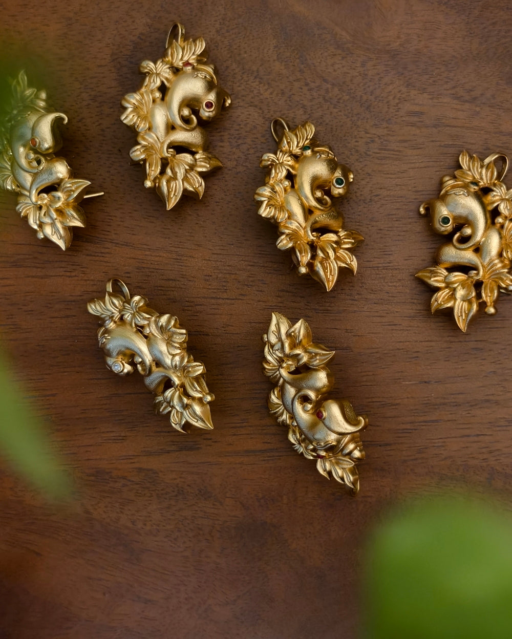 Ganesha Golden Earcuff