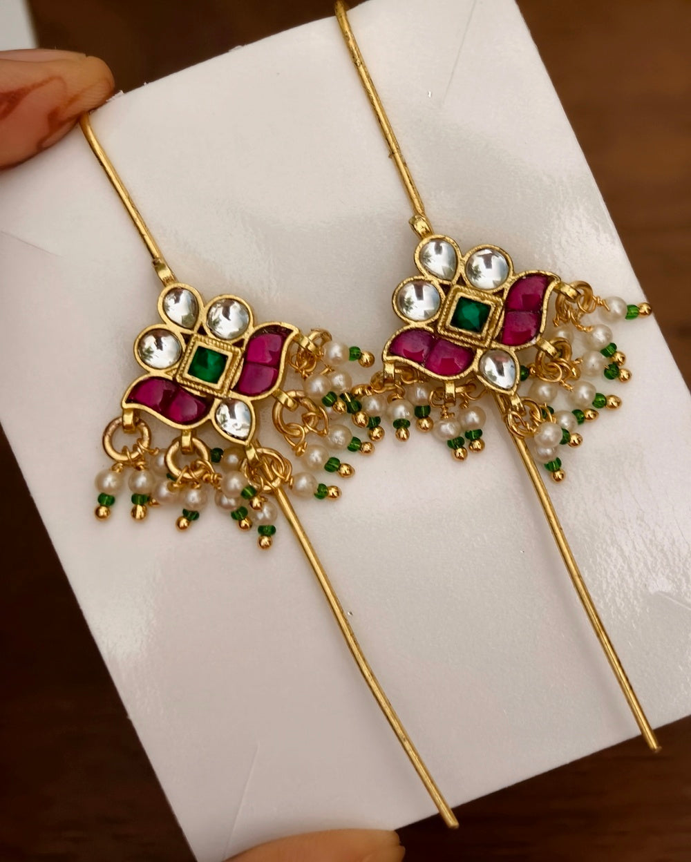 Gunjika Needle Earcuffs