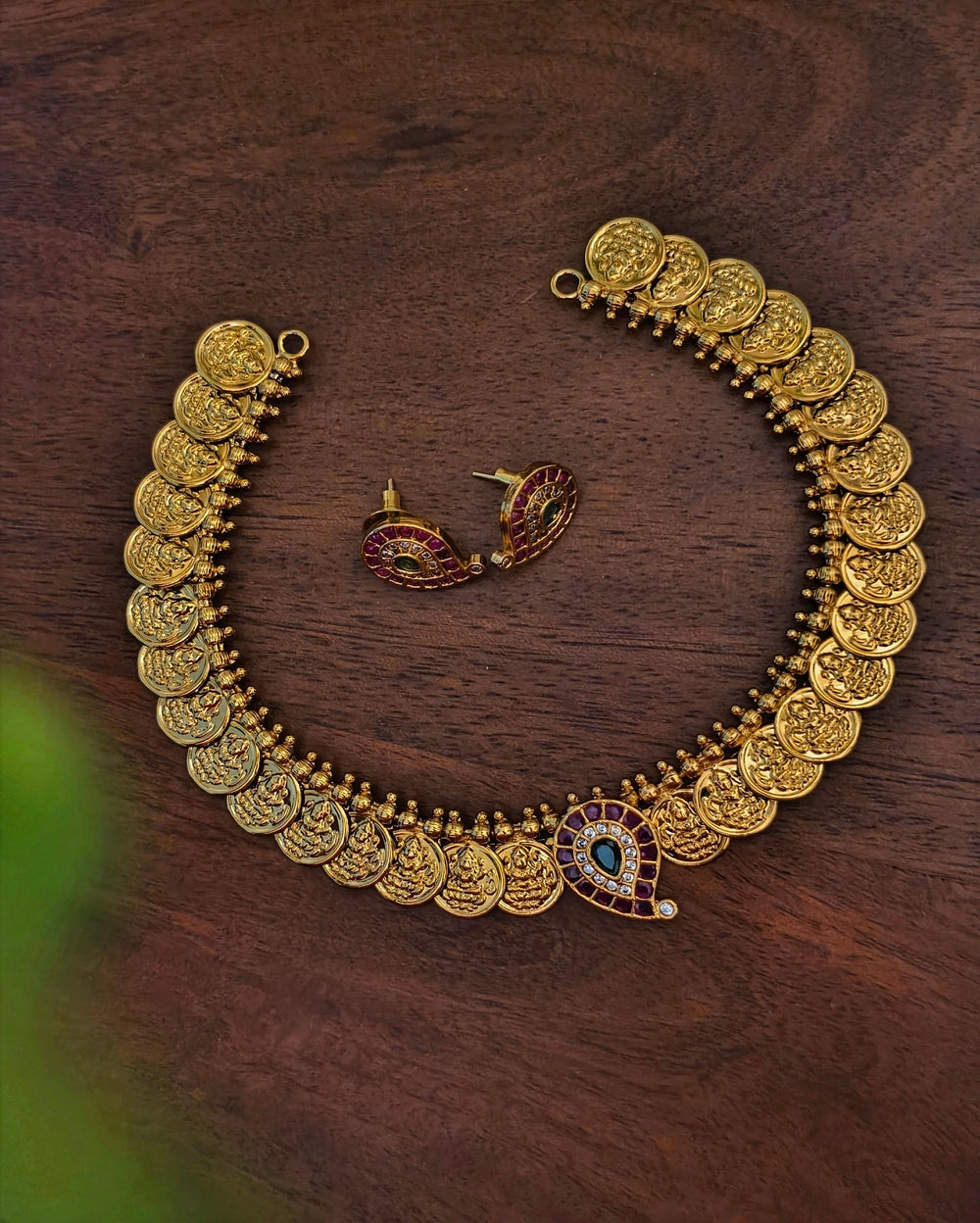 Kasu Lakshmi Coin Necklace