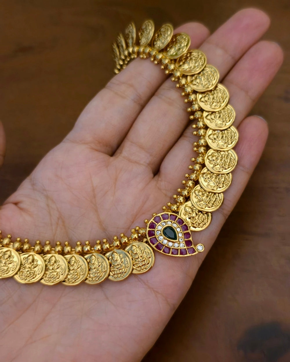 Kasu Lakshmi Coin Necklace