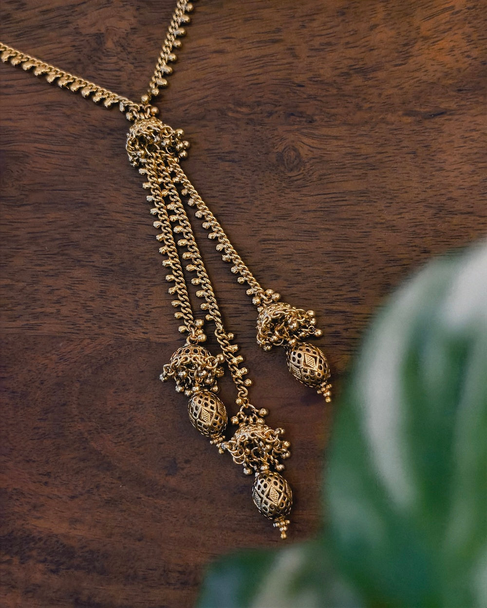 Ruhi Golden Necklace