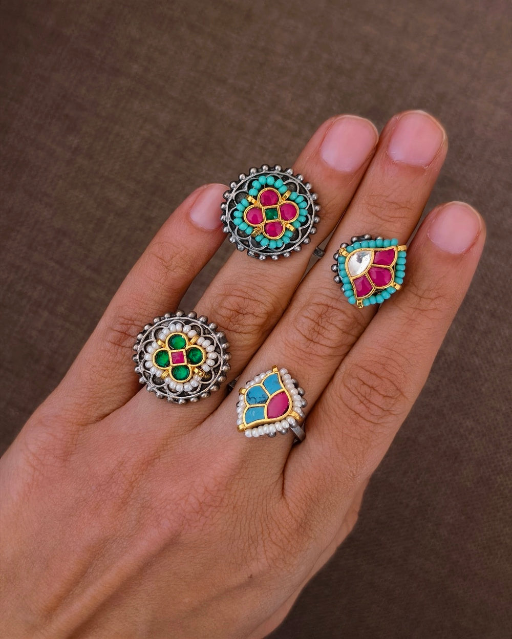 Radhna Dual tone Ring