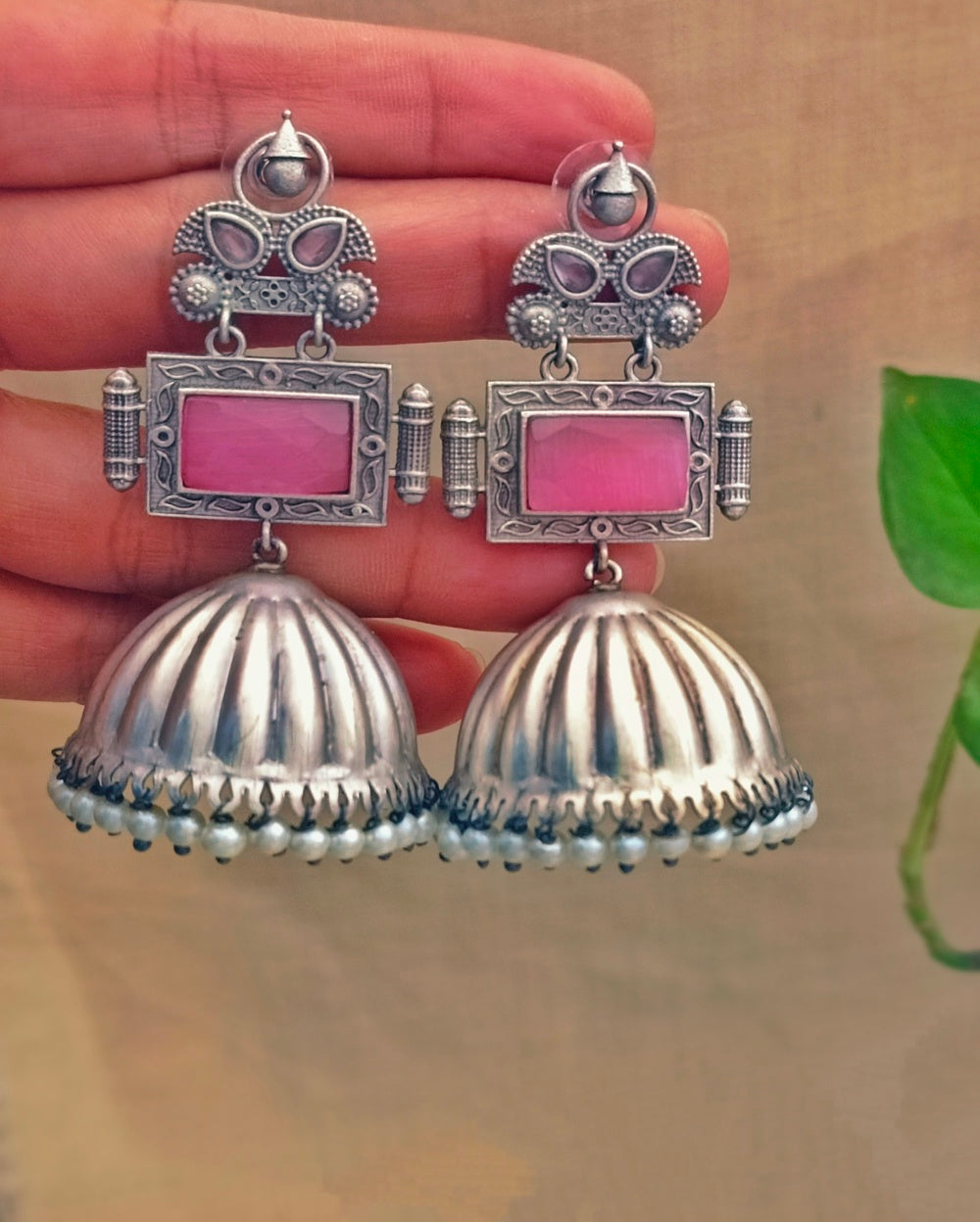 Archana Stone Jhumki