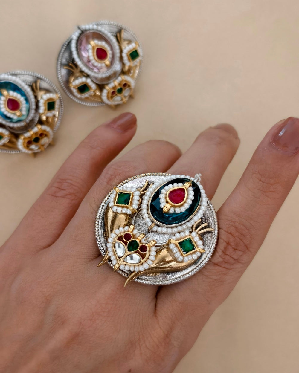 Jya Kundan Ring