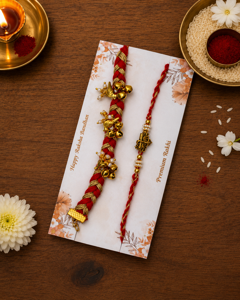 Ganeshaa Couple Rakhi