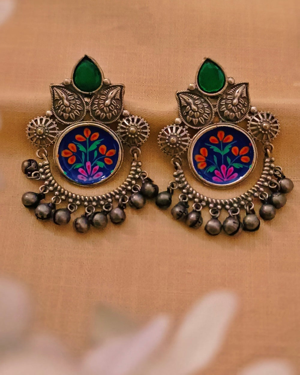Bhavani Meenakari Danglers