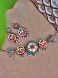 Tavleen Dual tone Chokers