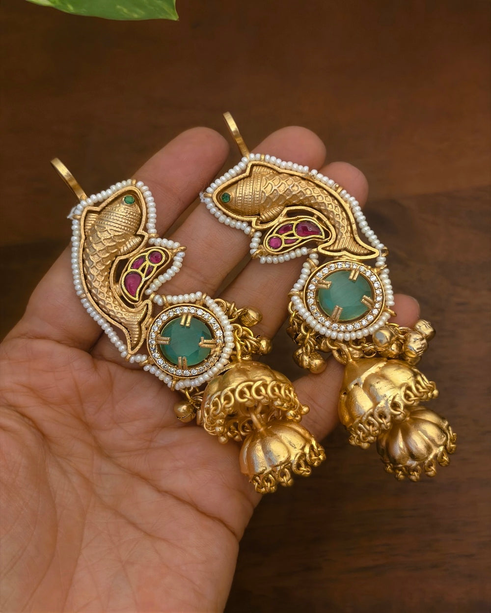 Fish Golden Jhumki