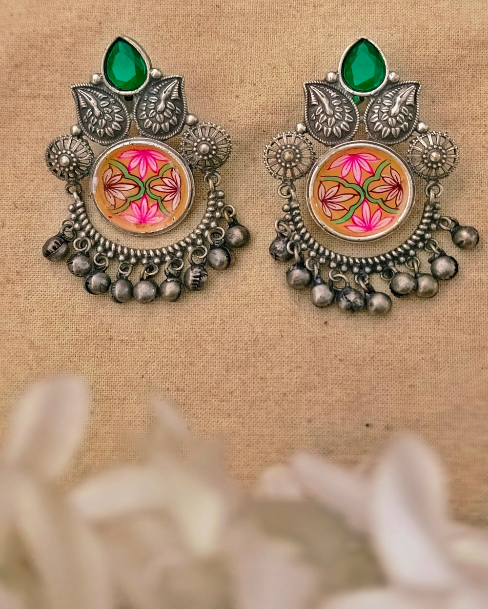 Bhavani Meenakari Danglers
