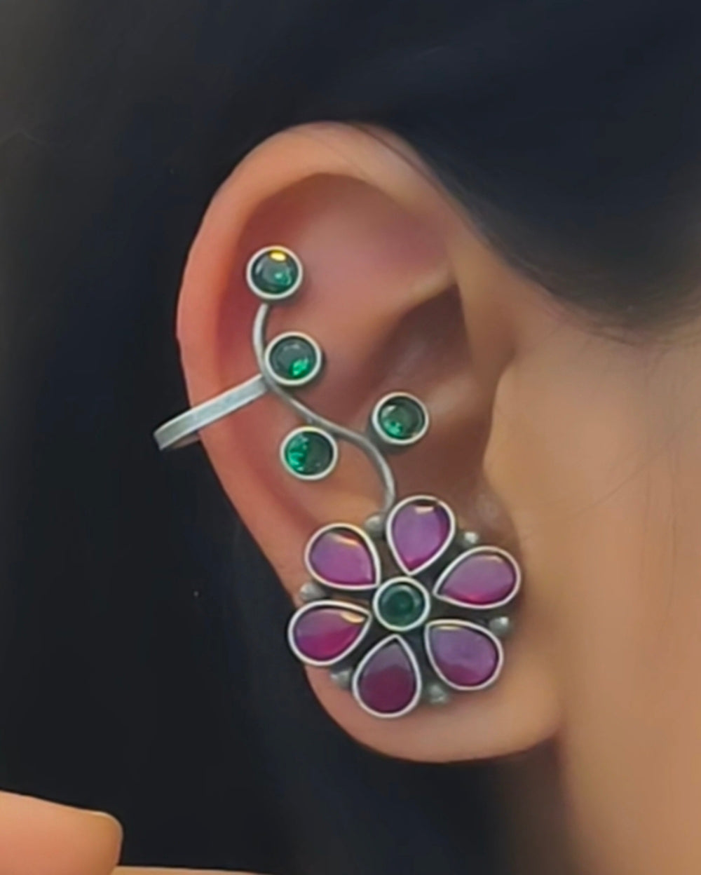 Flower Earcuff