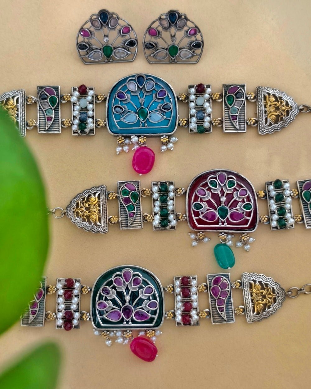 Chanchari Dual tone Chokers