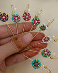Pansy Needle Earcuff