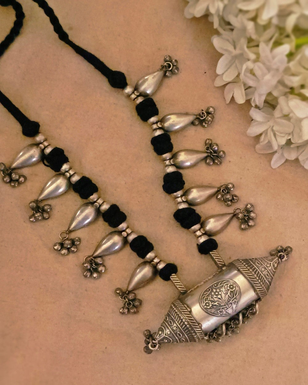 Tishya Oxidised Necklace