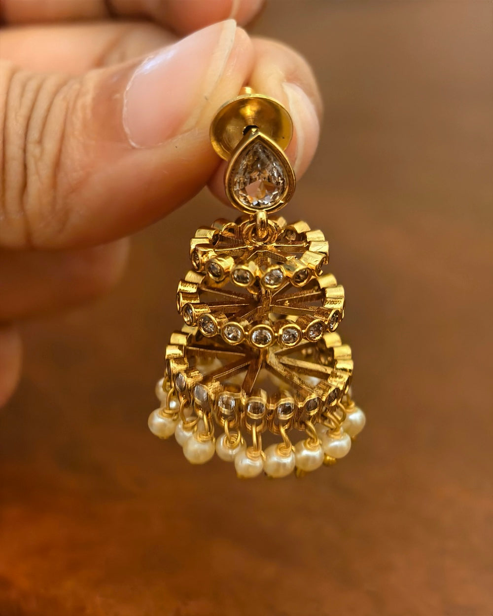 Eshita Spiral Jhumki