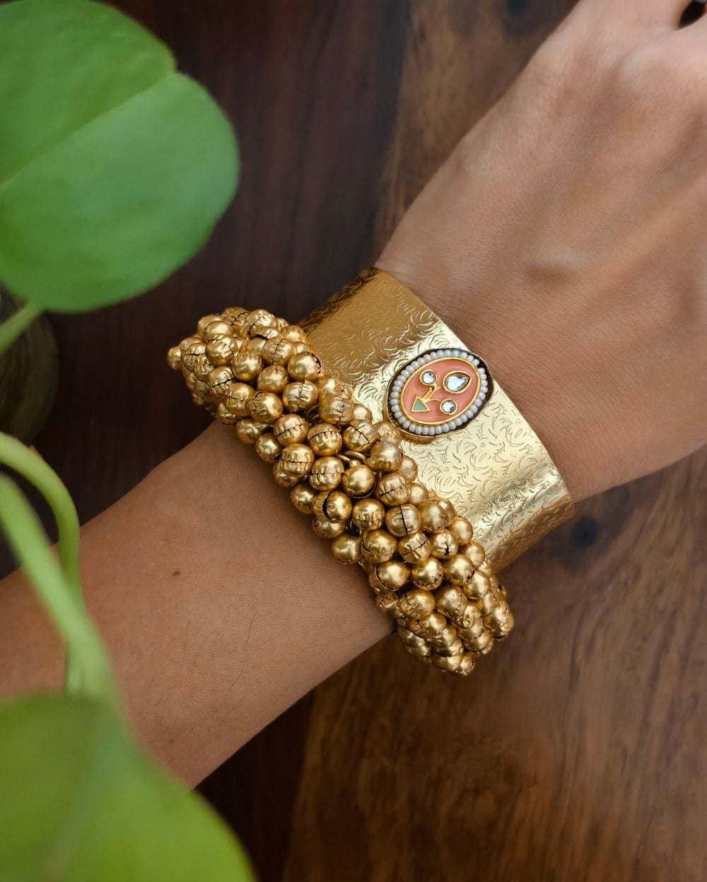 Charulata Golden Kada