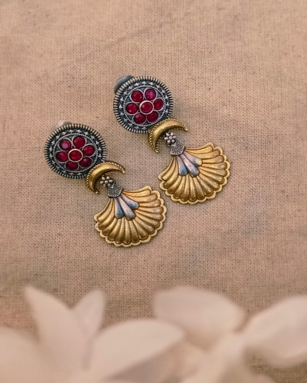 Devi Dual tone Danglers