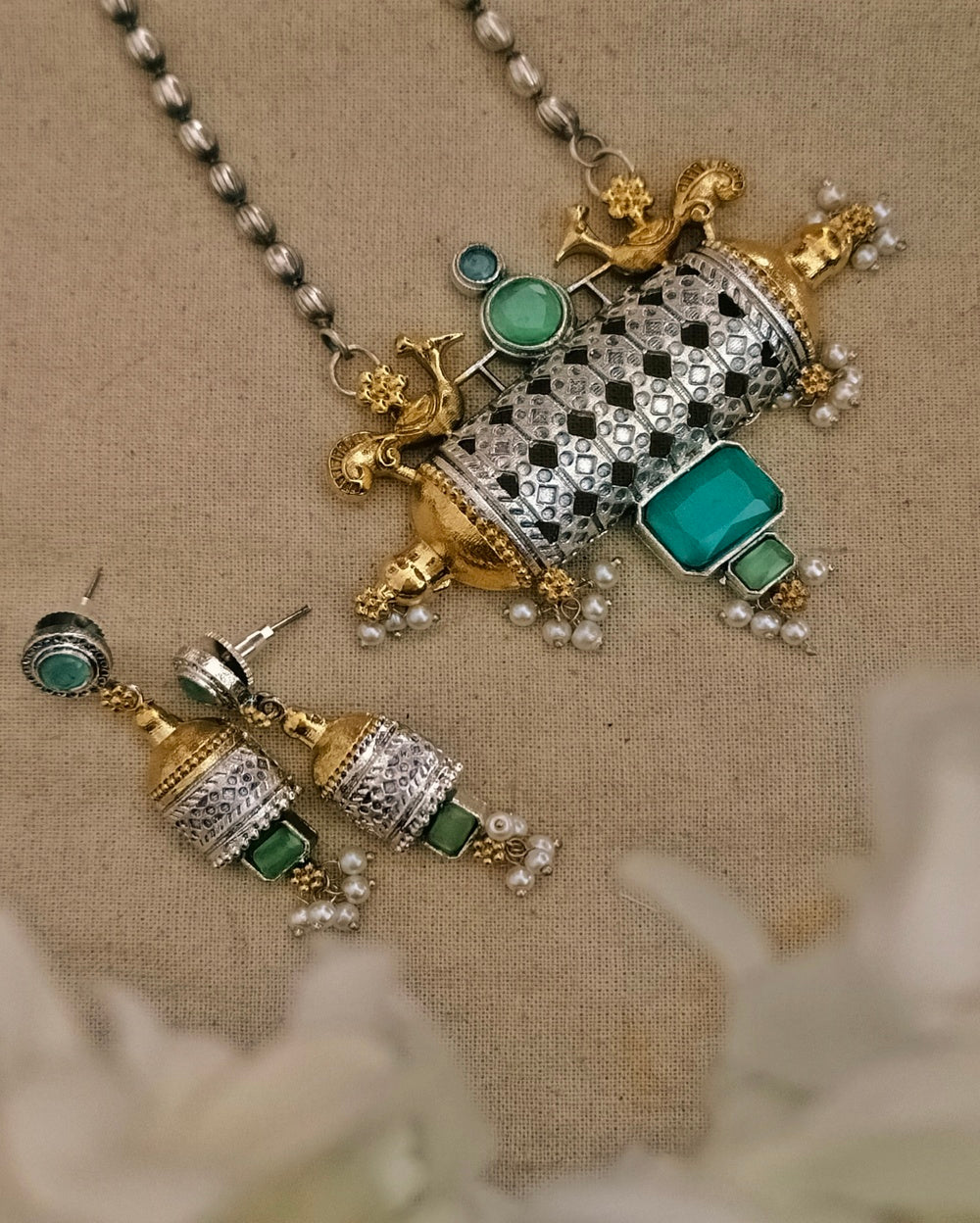 Bala Dual tone  Necklace