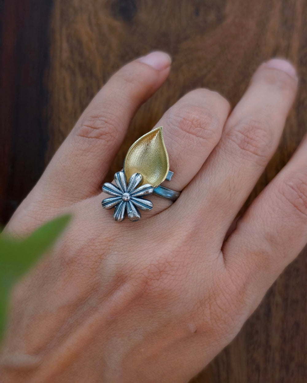 Beena Dual tone Ring