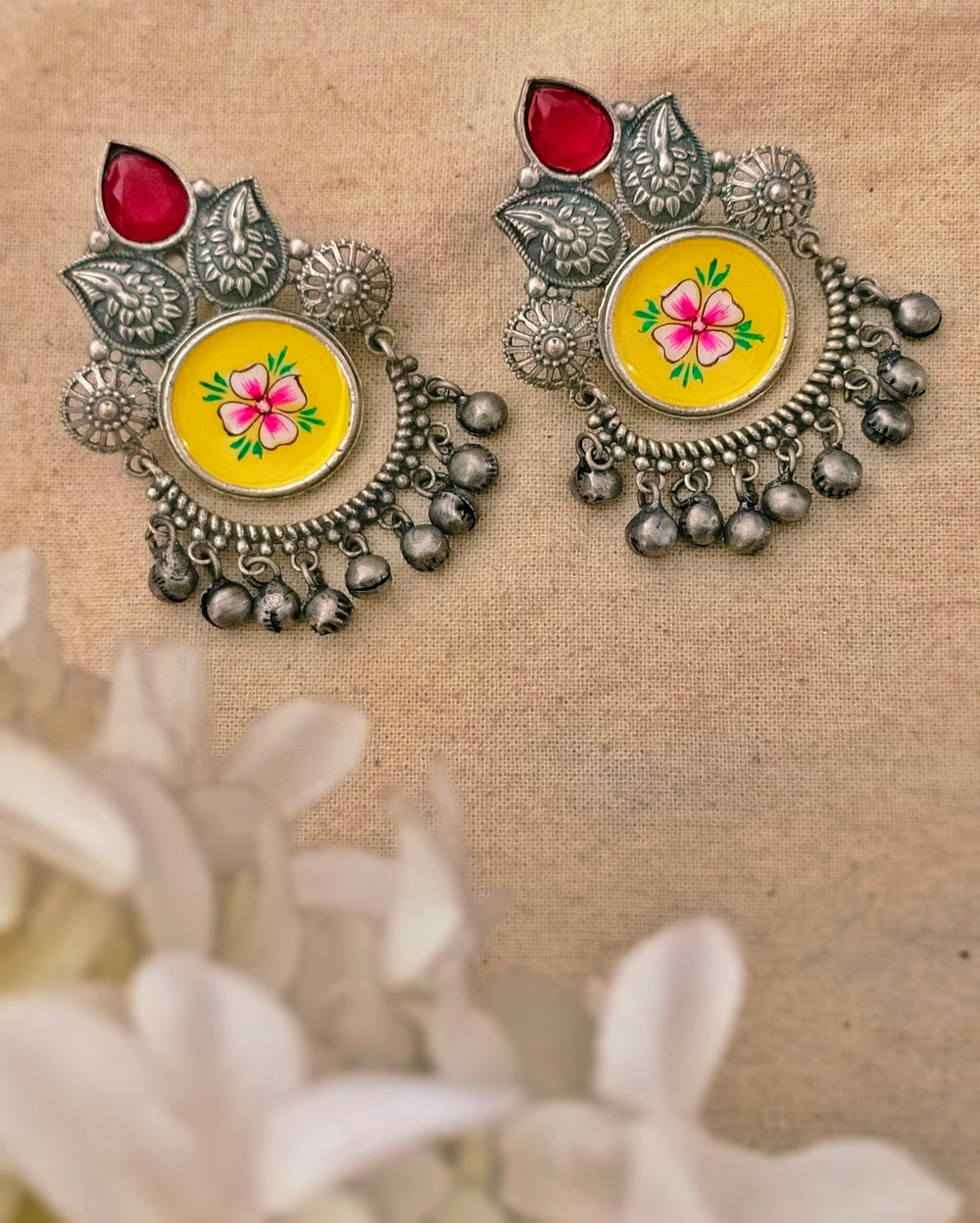 Bhavani Meenakari Danglers