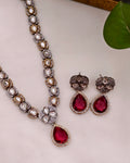 Ajra Dual tone Necklace