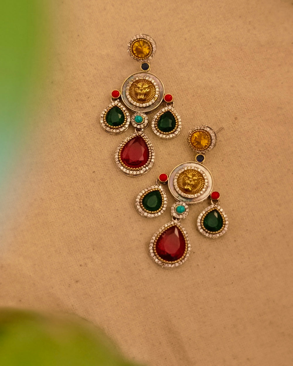 Itya Dual tone Danglers