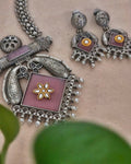 Jarita Oxidised Necklace