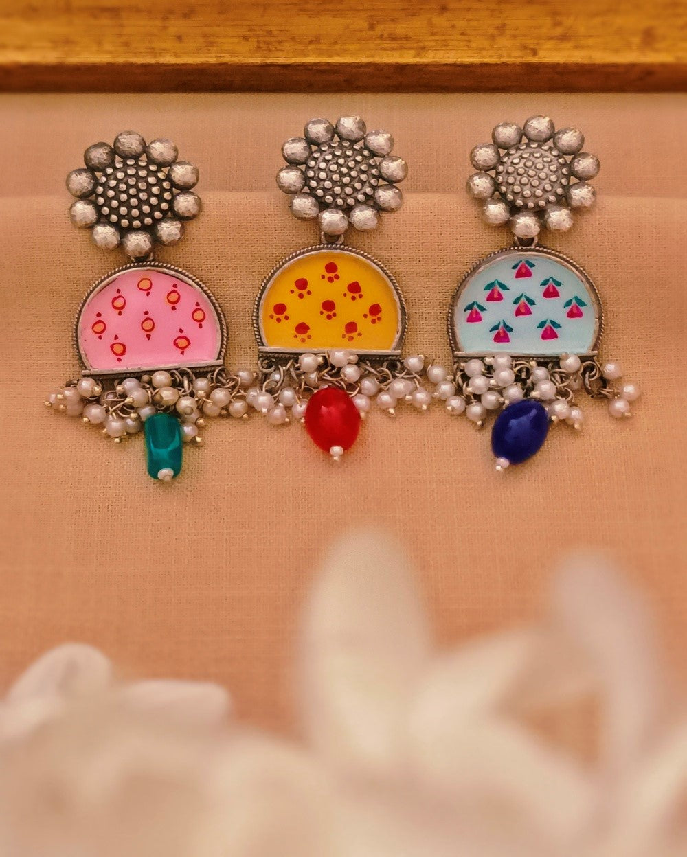 Tiya  Meenakari Danglers