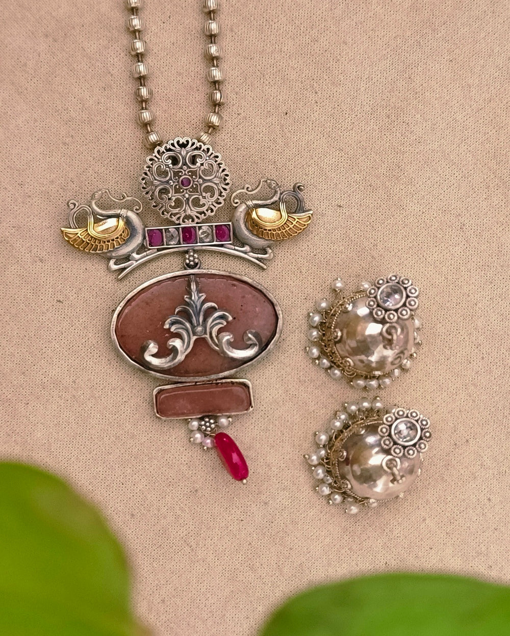 Lakshi Dua tone Necklace