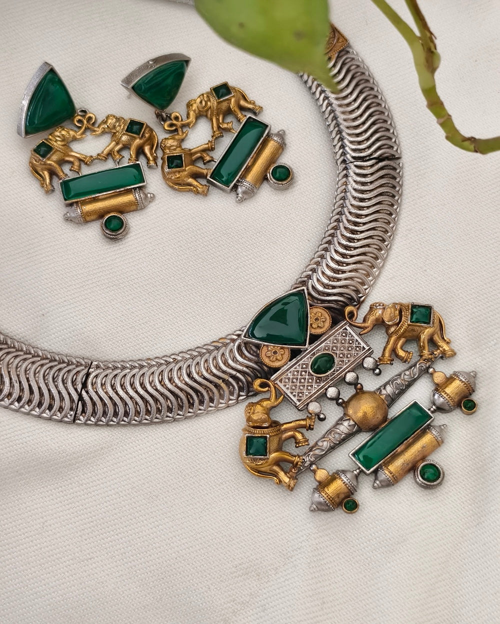 Zavia Dual tone Necklace
