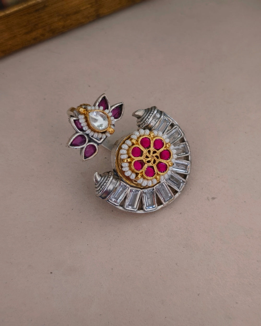 Sadya Dual tone Rings
