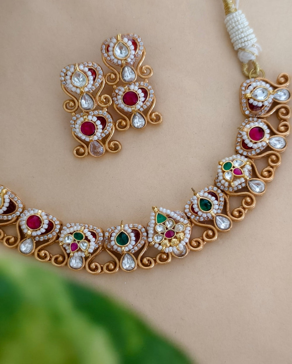 Chakrika Golden Necklace