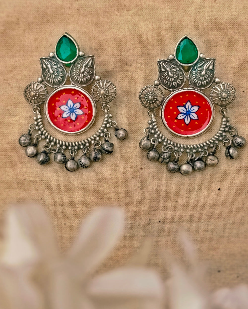 Bhavani Meenakari Danglers