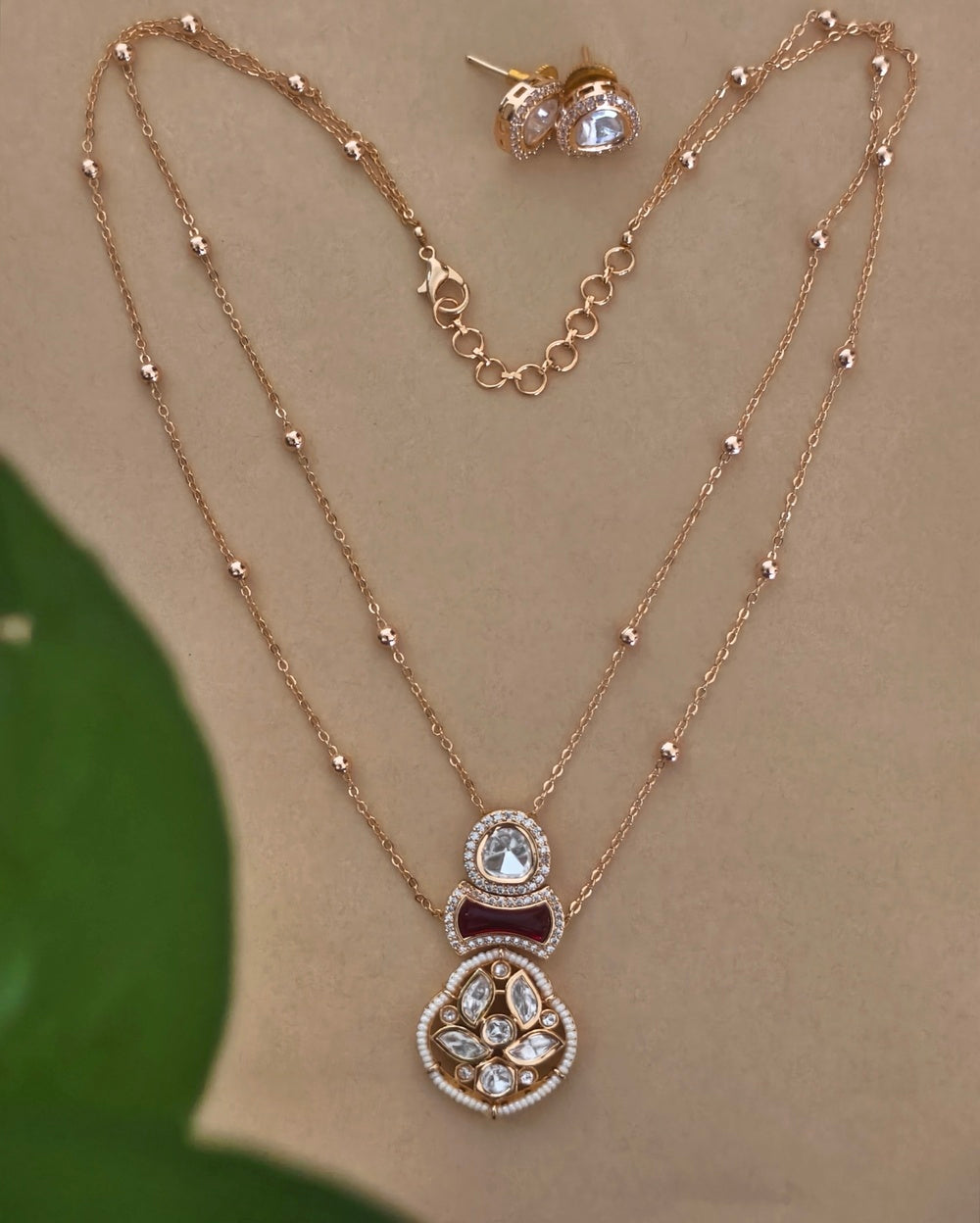 Bishakha Golden Necklace