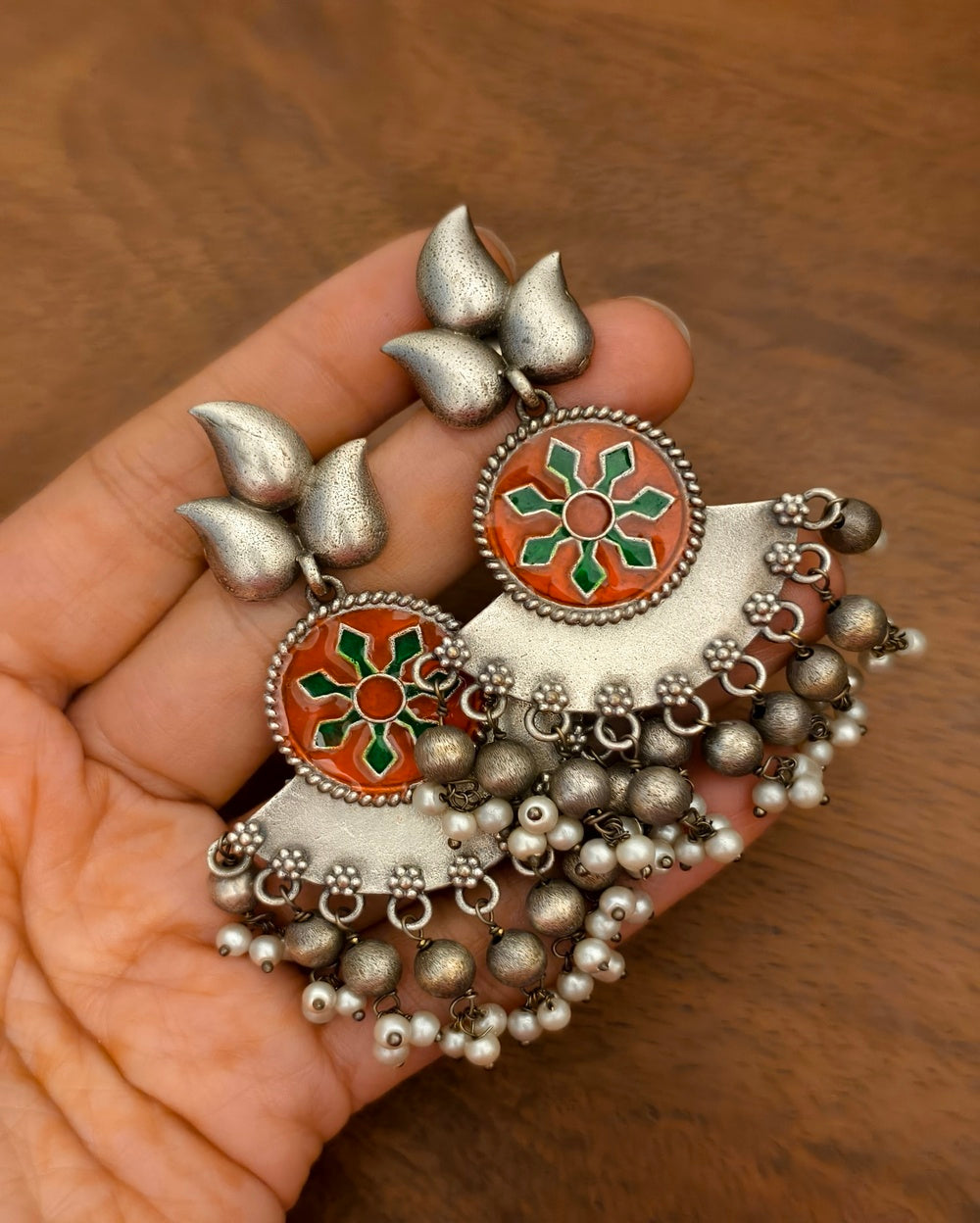 Diya Meenakari Dangler