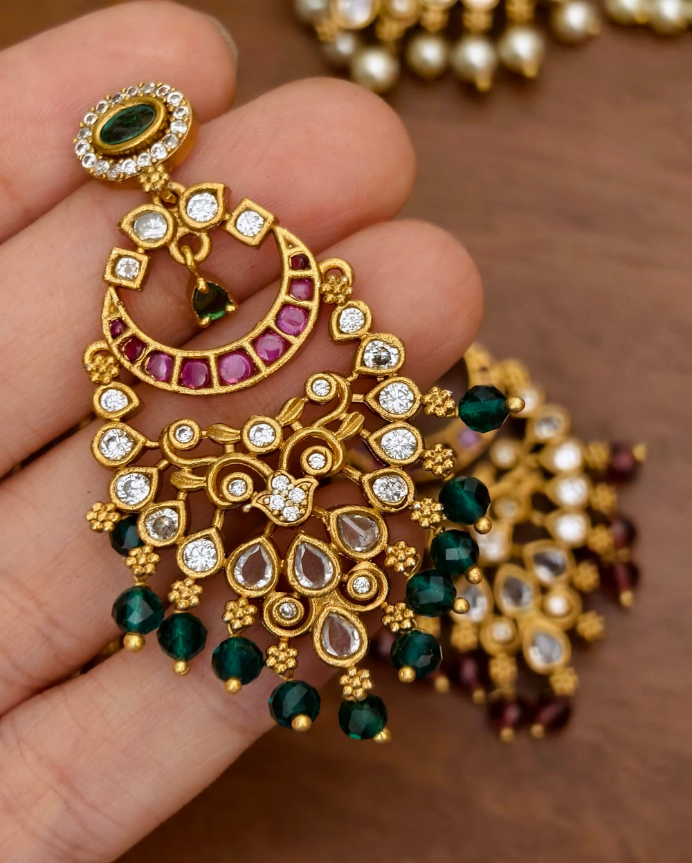 Amrita Golden Dangler