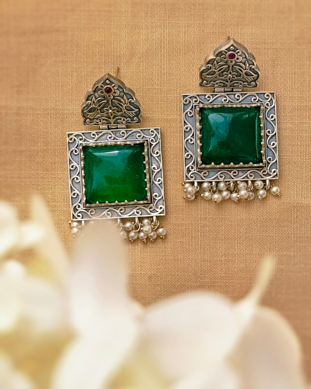 Madhu Stone Danglers