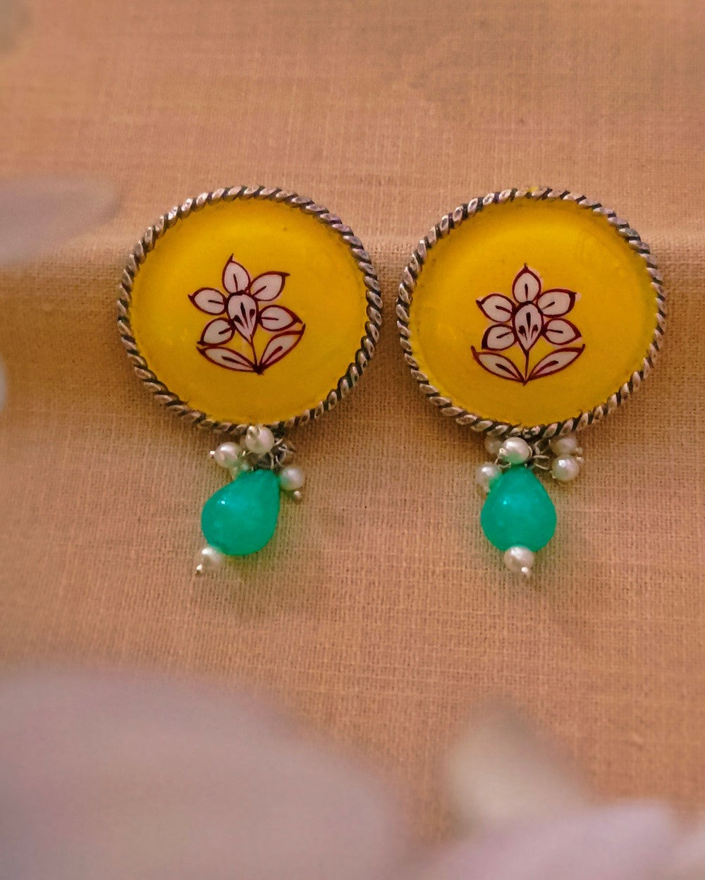 Chanchal Meenakari studs