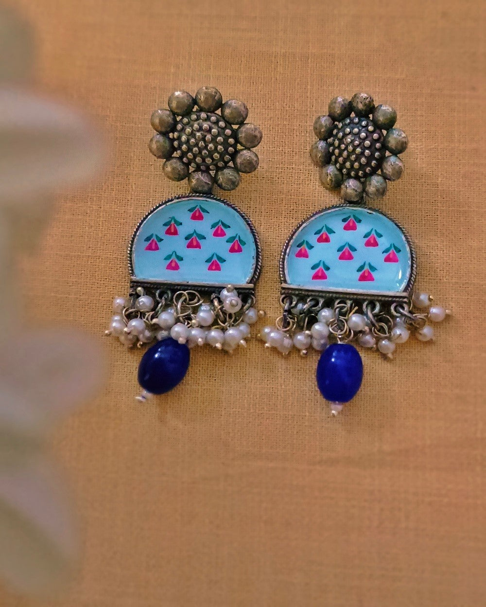 Tiya  Meenakari Danglers