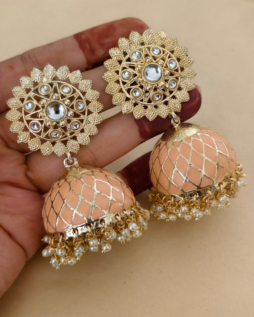 Aabha Golden Jhumki