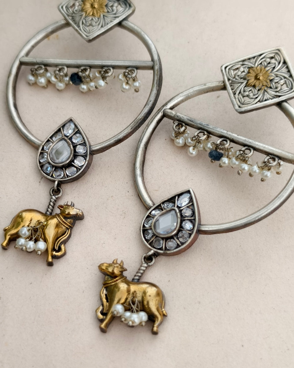Mealea Dual tone Danglers
