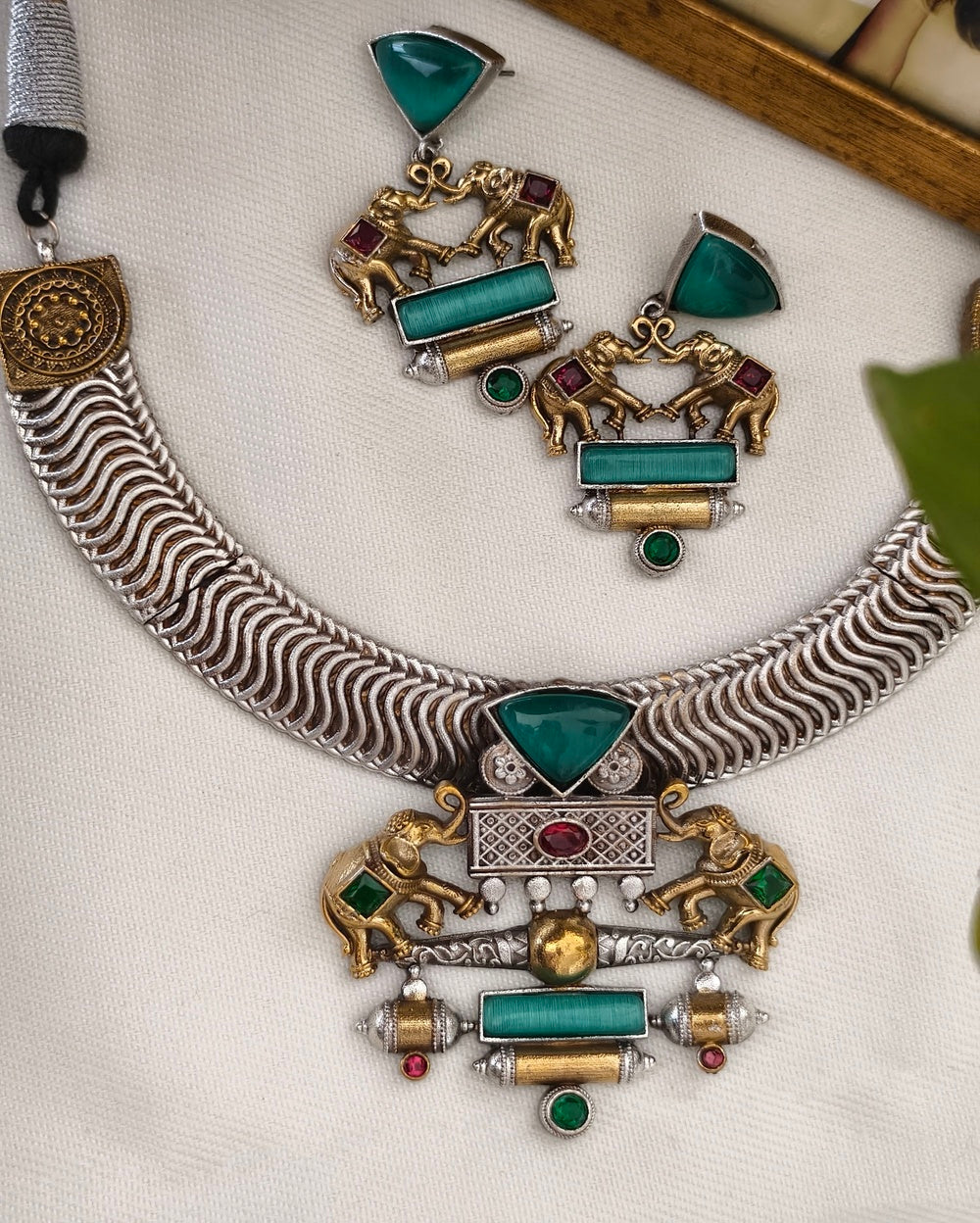 Zavia Dual tone Necklace