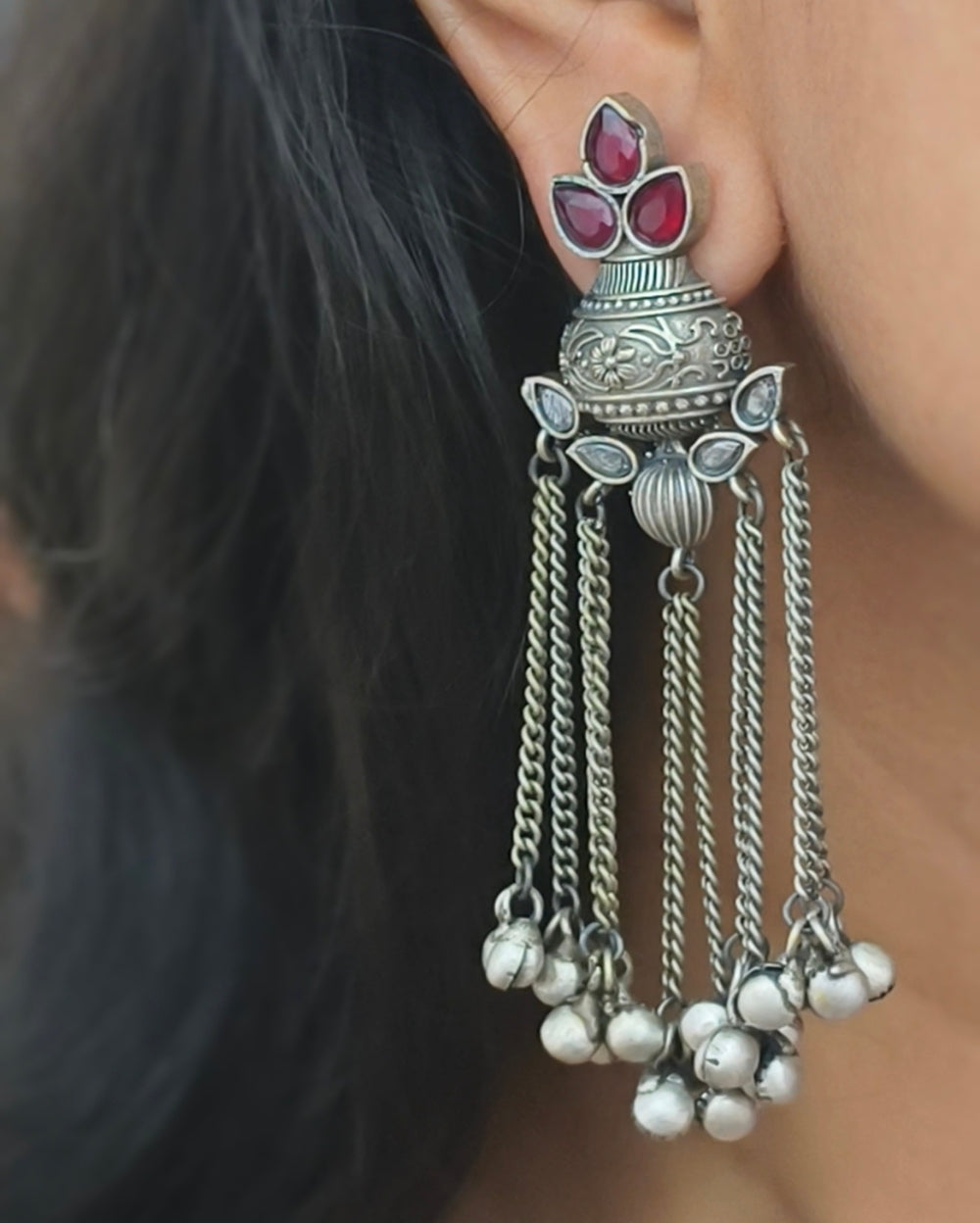 Purva Stone Dangler