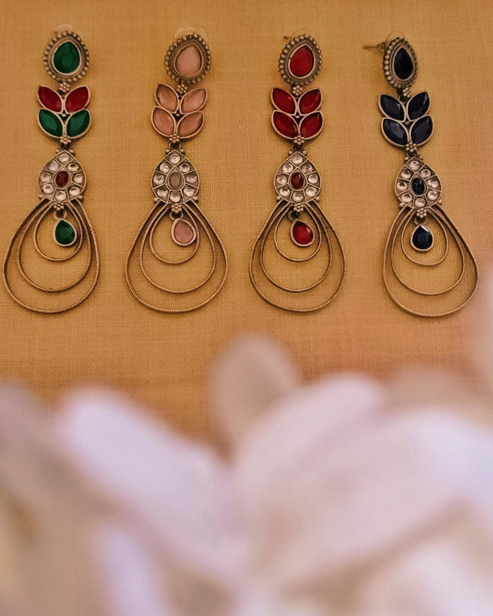 Bhanumati Multi Colour Danglers