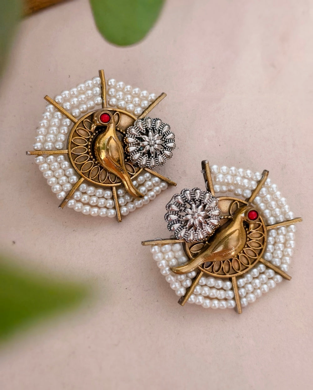 Gandhara Dual tone Studs