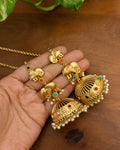 Elephant Golden Jhumki