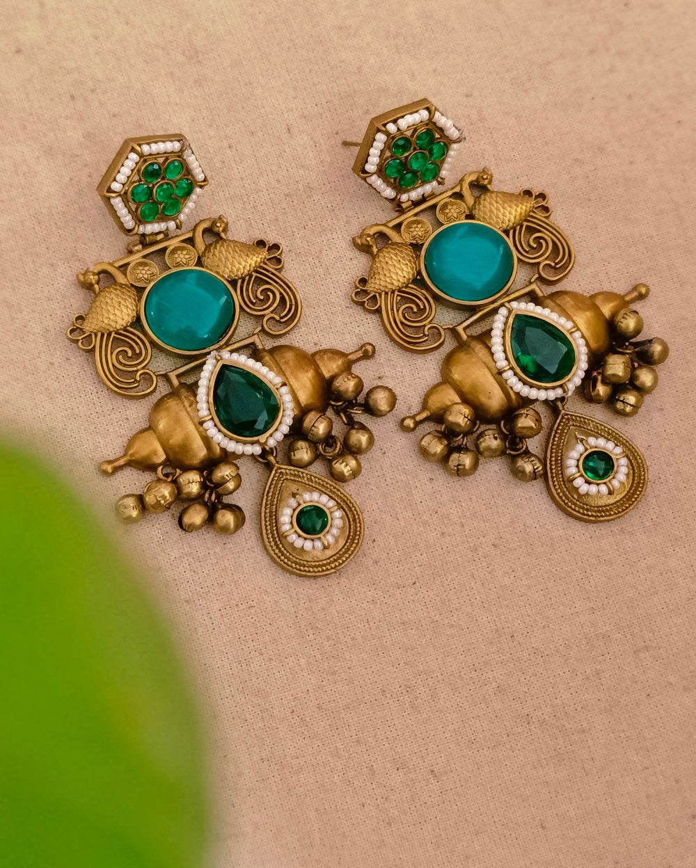 Rishu Dual tone Danglers