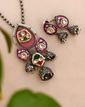 Keianna Dual tone Necklace