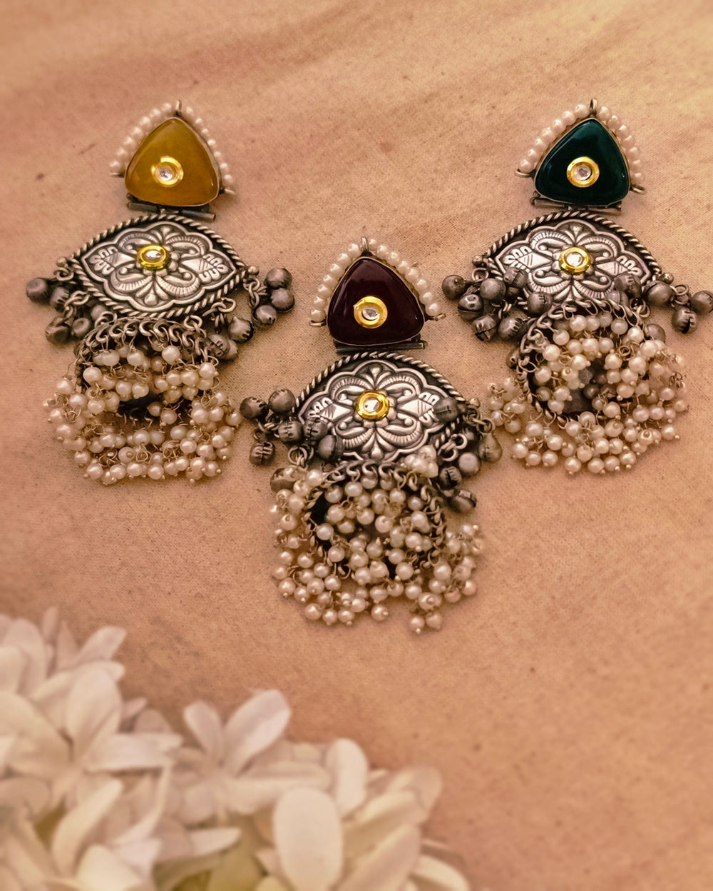 Trishika Kundan Earrings